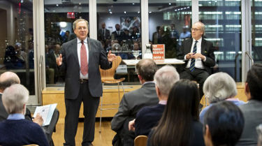 The School cohosts NYT correspondent, David E. Sanger for a Distinguished Author event with IPI.