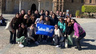 2022 group photo of study abroad at Sicily, Italy