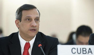 Rodolfo Reyes Rodriguez, the Cuban Ambassador to the United Nations.