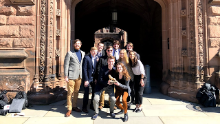 Photo of SHUNA students at Princetone University.