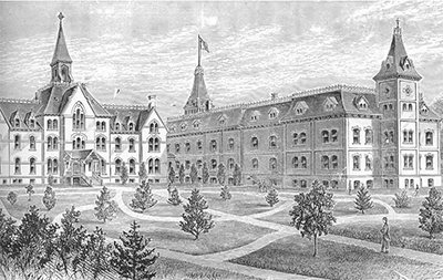 Seton Hall Campus in 1875