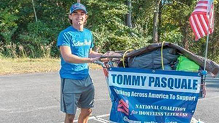 Photo of Tommy Pasquale - Tommy Walks America for homeless veterans