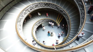 Vatican Staircase in Italy. 