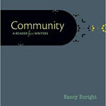 Book cover for Nancy Enright's book, Community: A Reader for Writers.