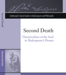 Donovan Sherman's book cover for Second Death Theatricalities of the Soul in Shakespeare's Drama