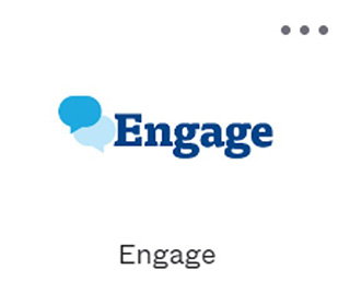 A photo of the Engage logo