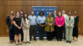 Leymah Gbowee with diplomacy students.