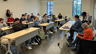 Second-year students in the secondary education program.